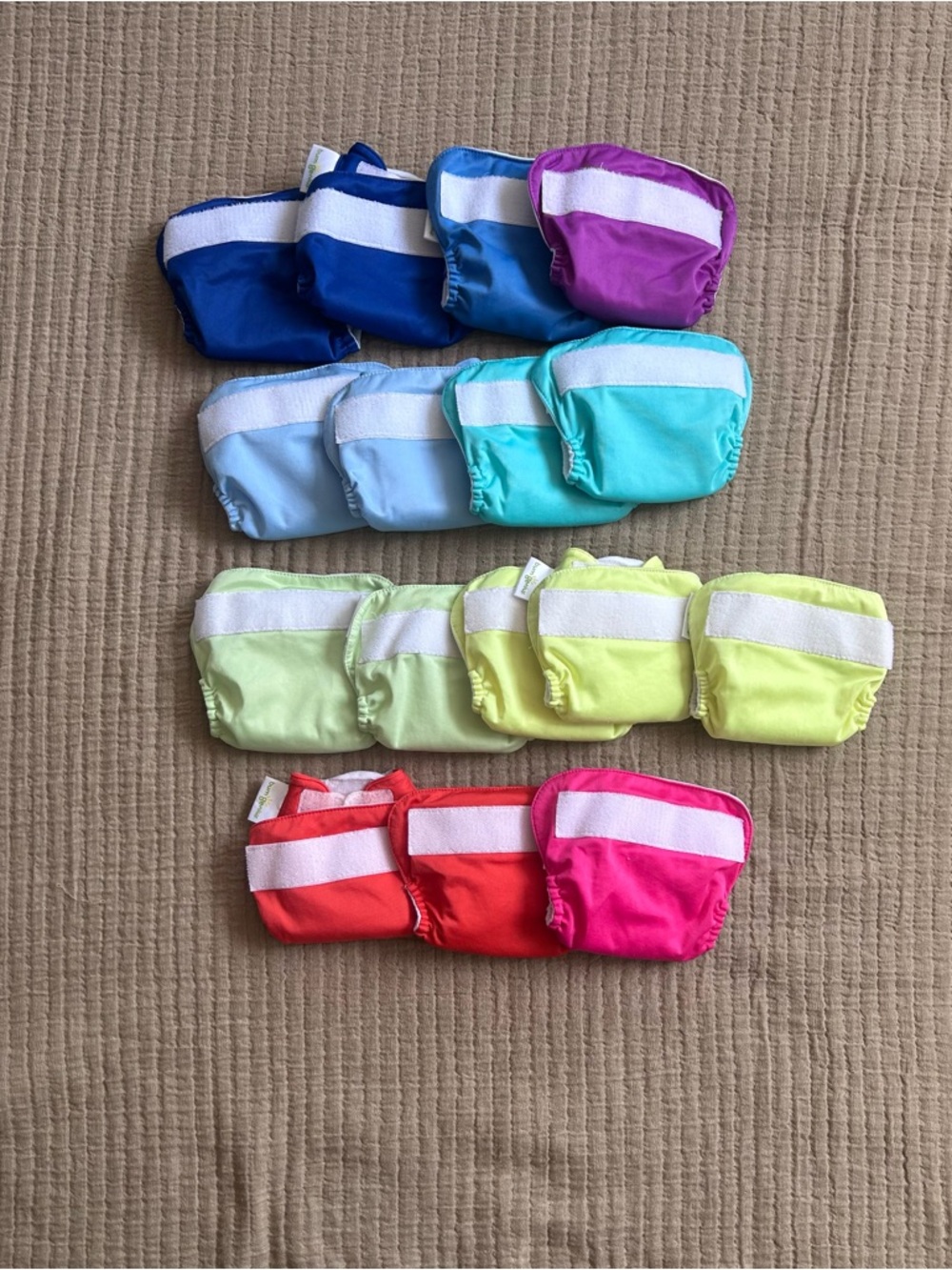 16 Bum genius newborn diapers